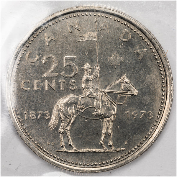 SOLD Canada 1973 Large Bust 25 Cents Quarter Coin - ICCS MS-62