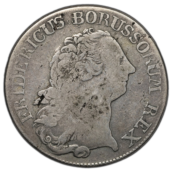 Germany Prussia 1772 A 1 3 Thaler Silver Coin KM 303 The