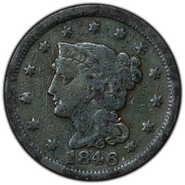 Braided Hair Cents, 1 Cent Coins
