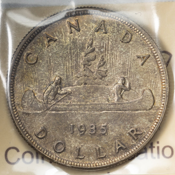 Canada 1935 $1 Silver Dollar Coin - ICCS MS-65 - The Toronto Coin Shop