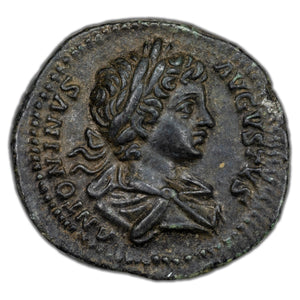SOLD Ancient Rome AD 199-200 Caracalla AE Limes Denarius RIC #43 2.51g