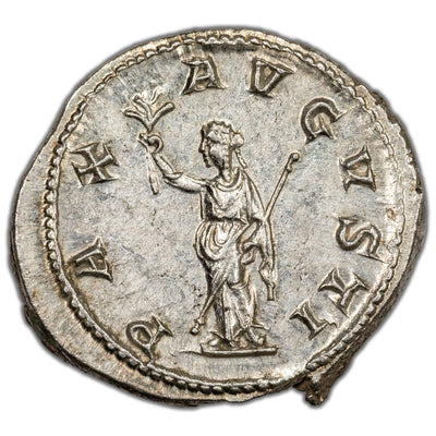 SOLD Ancient Rome AD 236 Maximinus I AR Denarius Coin RIC #19 2.86g