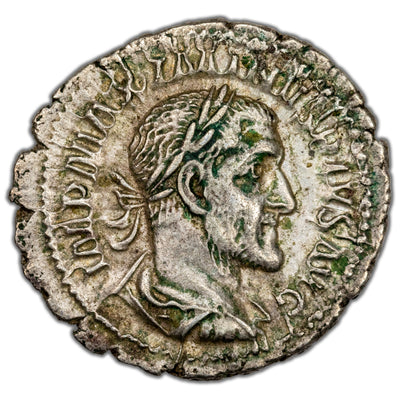 Ancient Rome AD 236 Maximinus I AR Denarius Coin RIC #16 Heavy Flan 4.02g
