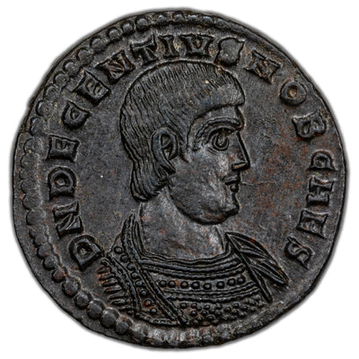 Ancient Rome AD 351-3 Decentius AE Maiorina Coin RIC #137 3.86g