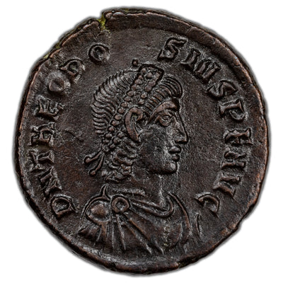 Ancient Rome AD 383-8 Theodosius I AE Maiorina Coin RIC #25b, A 5.18g