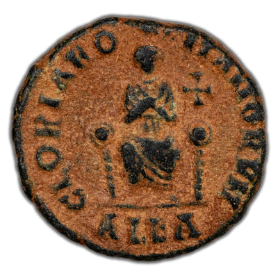 Ancient Rome AD 400-2 Aelia Eudoxia AE-3 Coin RIC #84 2.75g