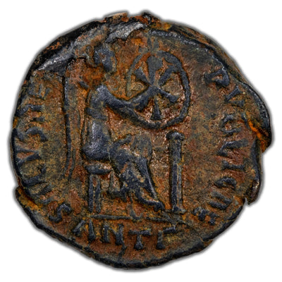 Ancient Rome AD 401-3 Aelia Eudoxia AE-3 Coin RIC #104 2.63g
