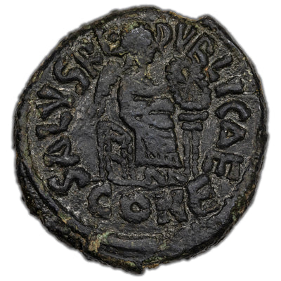 Ancient Rome AD 457-74 Aelia Verina AE Maiorina Coin RIC #656 5.51g