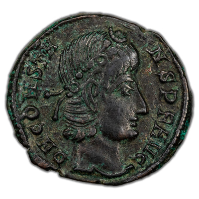 Ancient Rome AD 346-48 Constans I AE Centenionalis Coin RIC #15 1.61g