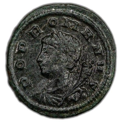 Ancient Rome AD 330 Constantine I AE 1/2 Nummus Coin RIC #21 1.04g