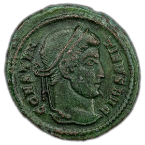 SOLD Ancient Rome AD 320-01 Constantine I AE Centenionalis Coin RIC #228 3.06g