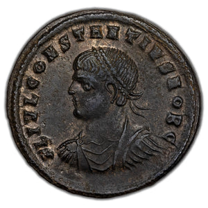 SOLD Ancient Rome AD 324-25 Constantine II AE Follis Coin RIC #26 3.15g