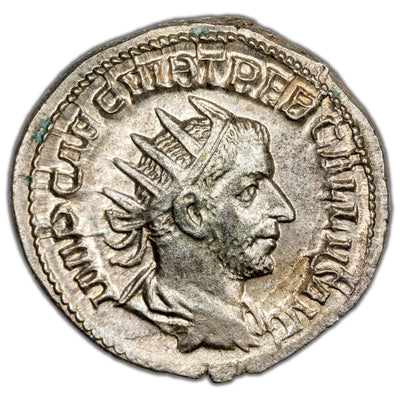 SOLD Ancient Rome AD 251-3 Trebonianus Gallus AR Antoninianus Coin RIC #39 3.82g
