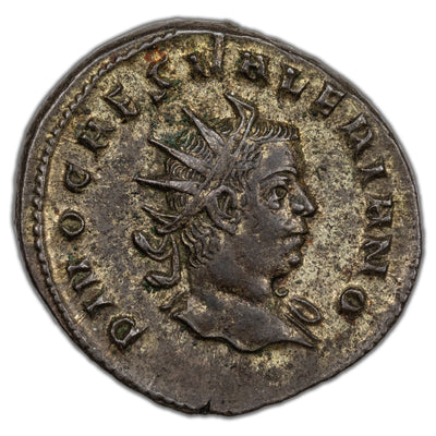 Ancient Rome AD 258 Valerian II Antoninianus Coin RIC #27 3.40g 21mm
