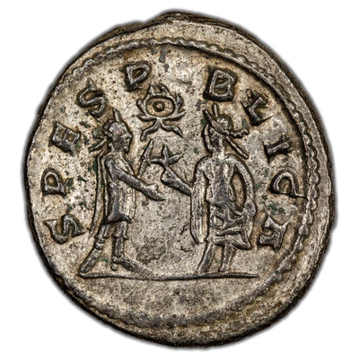 Ancient Rome AD 258-60 Saloninus Antoninianus Coin RIC #36 RSC #95a 4.32g 19mm