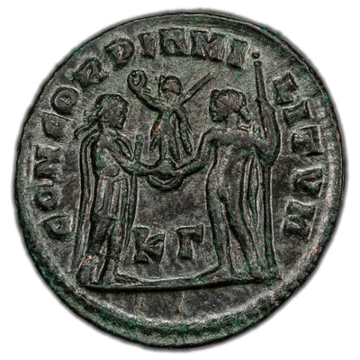 Ancient Rome AD 294-9 Constantius I Antoninianus Coin RIC Cyzicus #19a 3.01g