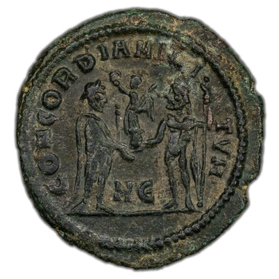 SOLD Ancient Rome AD 295-6 Constantius I Antoninianus Coin RIC Heraclea #15 3.93g 22mm