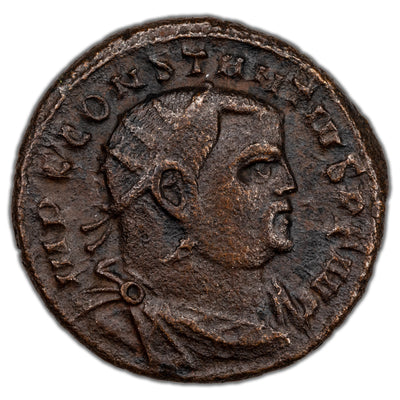 Ancient Rome AD 305-6 Constantius I Antoninianus Coin RIC Alexandria #59a 3.53g