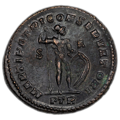 SOLD Ancient Rome AD 307 Constantine I AE Follis Coin RIC #772a 9.57g