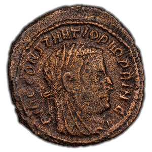 SOLD Ancient Rome AD 305-6 Constantius I AE-3 Coin RIC #111 2.08g 16mm