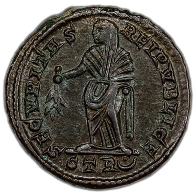 Ancient Rome AD 327 Helena AE Follis Coin RIC #481 2.97g