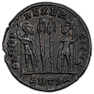 Ancient Rome AD 335-6 Constans I AE Centenionalis Coin RIC #201 2.66g