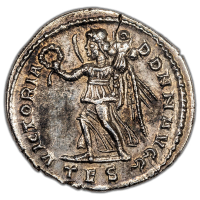 Ancient Rome AD 340-50 Constans I AR Siliqua Coin RIC #96 3.10g