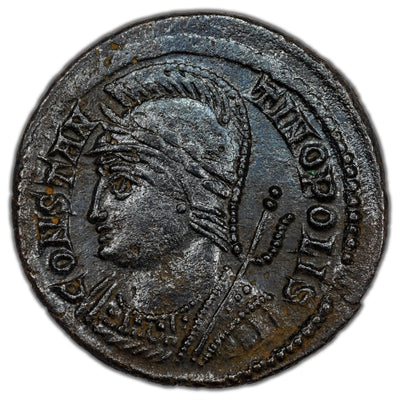 SOLD Ancient Rome AD 330-1 Constantine I AE Follis Coin RIC #543 2.10g 17mm