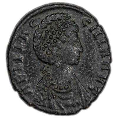 Ancient Rome AD 378-83  Aelia Flaccilla AE Maiorina RIC #55 5.09g 23mm