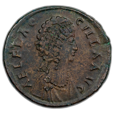 Ancient Rome AD 383-86  Aelia Flaccilla AE Maiorina RIC #82 4.67g 23mm