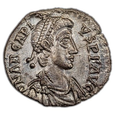 Ancient Rome AD 392-95  Arcadius AR Siliqua RIC #106b 1.57g 17mm