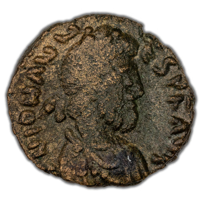 Ancient Rome AD 423-25 Johannes Usurper AE Nummus RIC #1923 1.20g 13mm