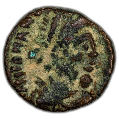 Ancient Rome AD 423-25 Johannes Usurper AE Nummus RIC #1917 1.02g