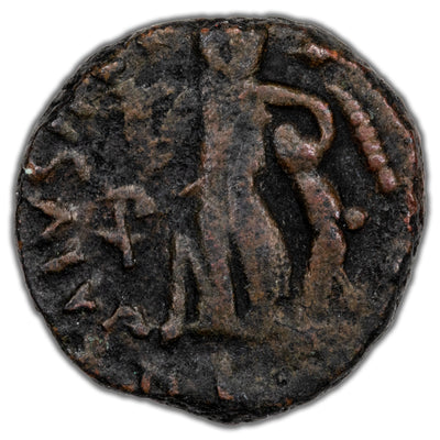 Ancient Rome AD 423-25 Johannes Usurper AE Nummus RIC #1923 1.71g 12.4mm