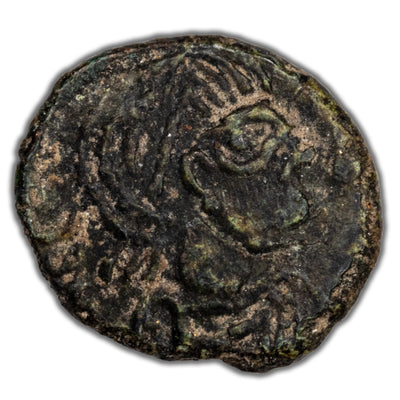 Ancient Rome AD 475-76 Aelia Zenonis AE Nummus RIC #1017 0.48g 9mm