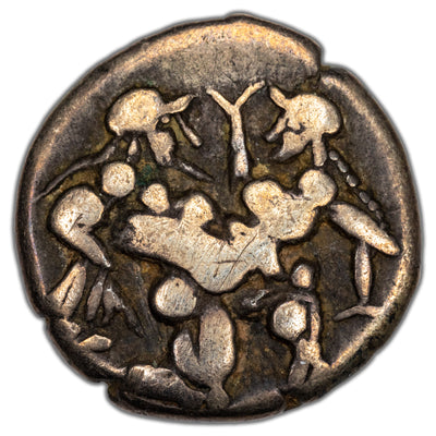 SOLD Ancient Greece Thrace, Thasos 500-463 BC AR Drachm Coin SNG Copenhagen 1014-6