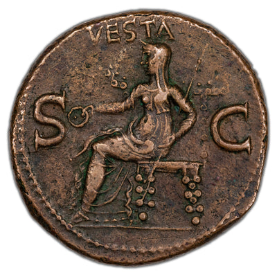 SOLD Ancient Rome AD 37-41 Caligula AE As Coin RIC #38 Sear #1803 11.19g