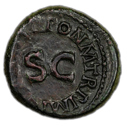 SOLD Ancient Rome AD 41-54 Claudius AE Quadrans Coin RIC 91 BMC 181 3.75g