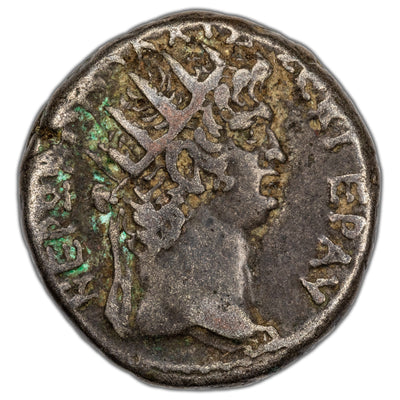 Ancient Rome Provincial Egypt AD 63-64 Nero & Poppaea BL Tetradrachm Coin RPC #5182
