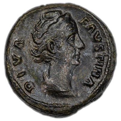 Ancient Rome AD 146-61 Faustina AE As Coin RIC #1155 14.44g 27mm