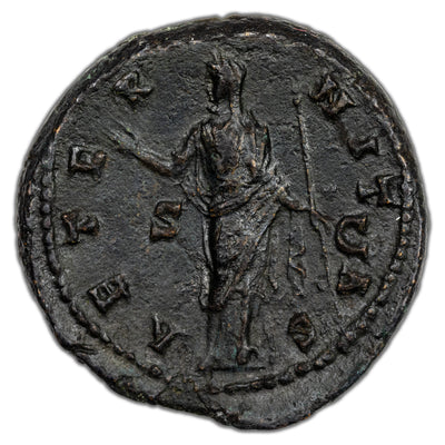 Ancient Rome AD 146-61 Faustina AE As Coin RIC #1155 14.44g 27mm