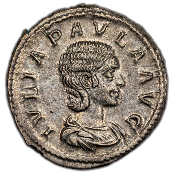 Ancient Rome AD 219-20 Julia Paula AR Denarius Coin RIC #211 3.48g 20m ...