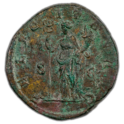 Ancient Rome AD 228 Julia Mamaea AE Sestertius Coin RIC #670 23.35g
