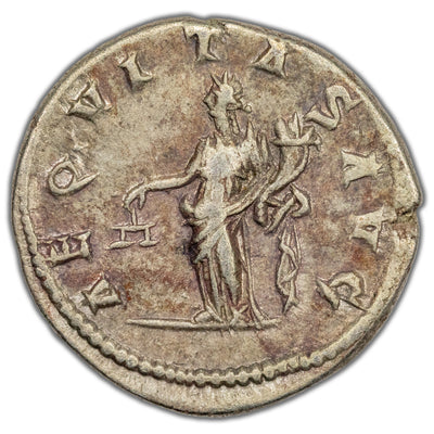 Ancient Rome AD 223 Severus Alexander AR Denarius Coin RIC #274 2.85g