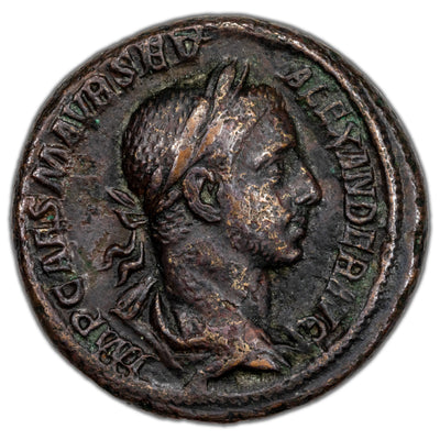 Ancient Rome AD 228 Severus Alexander AE As Coin RIC #480 11.03g 26mm