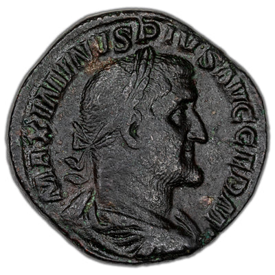 SOLD Ancient Rome AD 236-7 Maximinus I AE Sestertius Coin RIC #81 20.67g 30mm