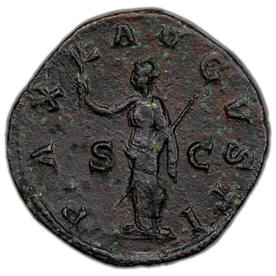 SOLD Ancient Rome AD 236-7 Maximinus I AE Sestertius Coin RIC #81 20.67g 30mm