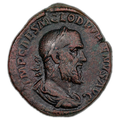 SOLD Ancient Rome AD 238 Pupienus AE Sestertius Coin RIC #14 22.64g 33mm