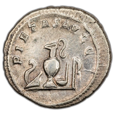 SOLD Ancient Rome AD 238 Gordian III AR Denarius Coin RIC #1 3.06g 21mm