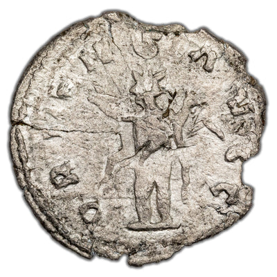 Ancient Rome AD 260 Regalianus Usurper AR Antoninianus Coin RIC #7 2.76g 20mm